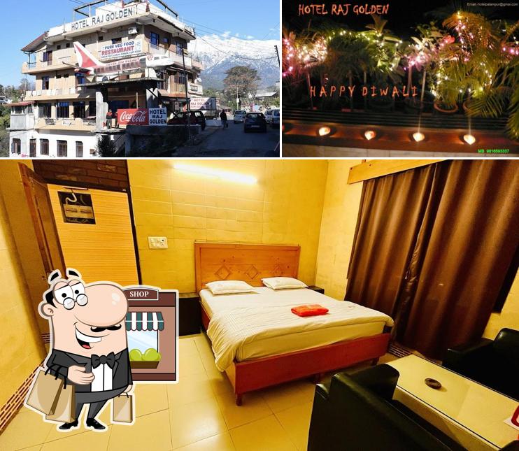 The exterior is an important feature of Hotel Raj Golden & Restaurant Palampur