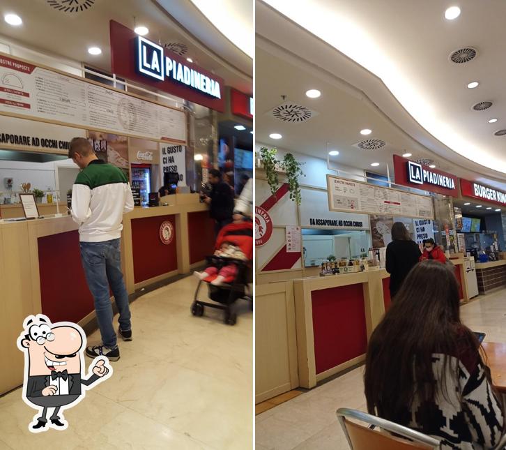 Gli interni di La Piadineria