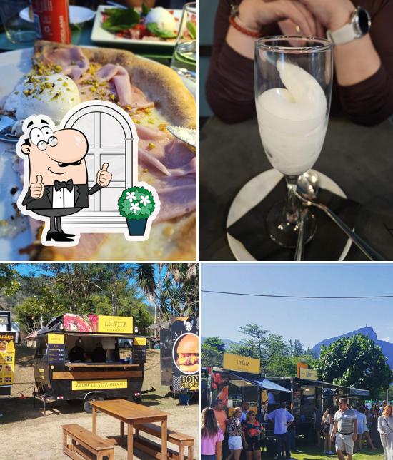 Tra le varie cose da Lièvita Food & Lounge si possono trovare la esterno e bevanda