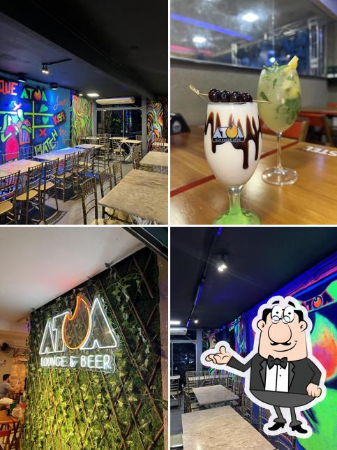 O interior do Atoa Lounge & Beer