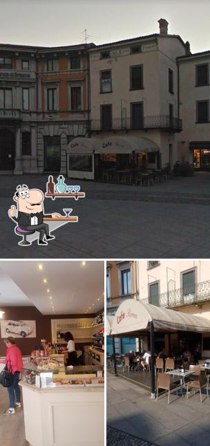 Gli interni di Cafè Roma