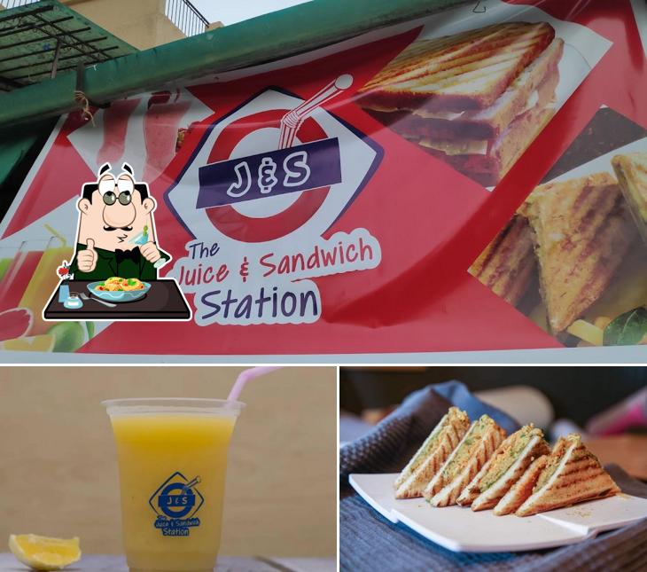 Among different things one can find food and beverage at The Juice and Sandwich Station
