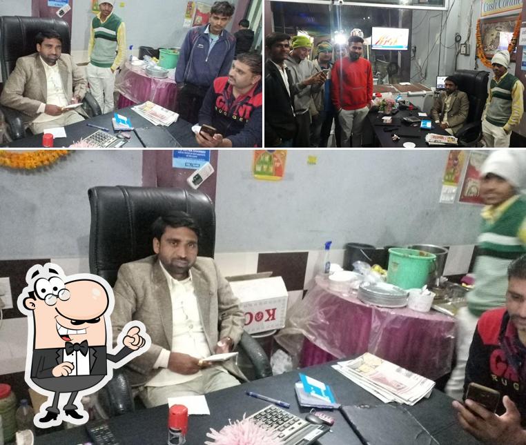 Take a seat at one of the tables at Tikkad House dausa