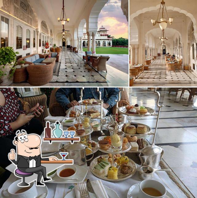 Take a seat at one of the tables at Verandah Cafe