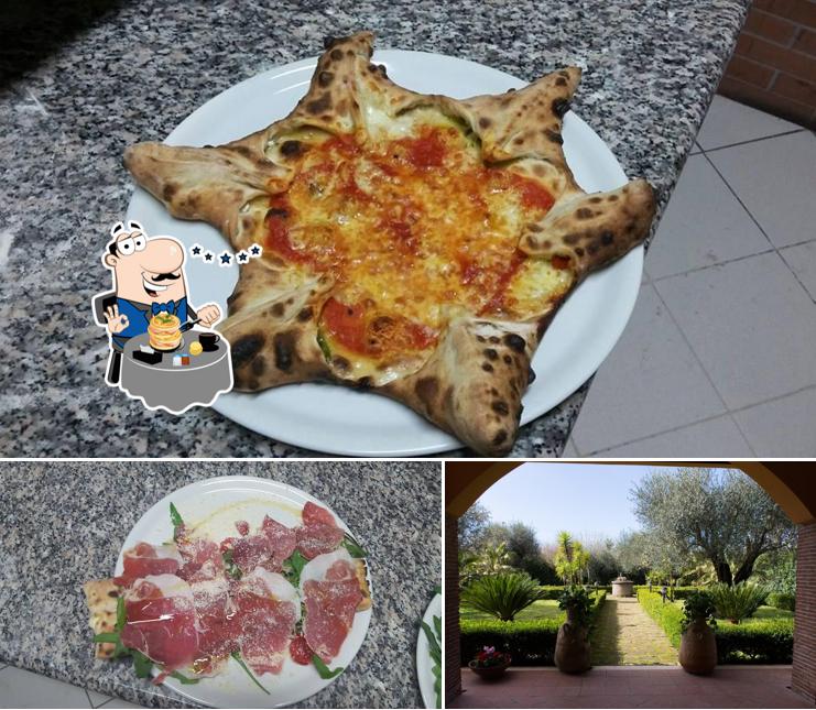 Tra le varie cose da Agriturismo e Pizzeria Il Pantano Pago Vallo di Lauro Avellino si possono trovare la cibo e esterno