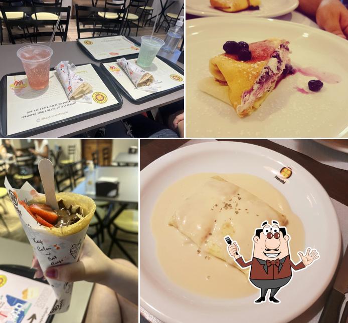 Platos en Hachi Crepe & Café