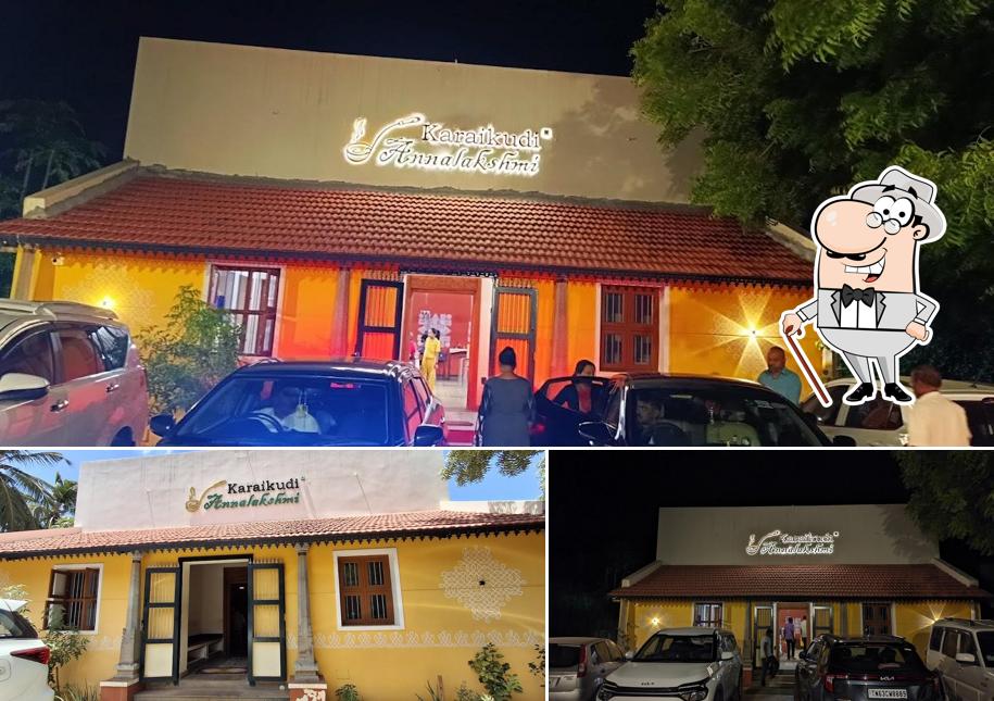 Check out the exterior of Karaikudi Annalakshmi Restaurant