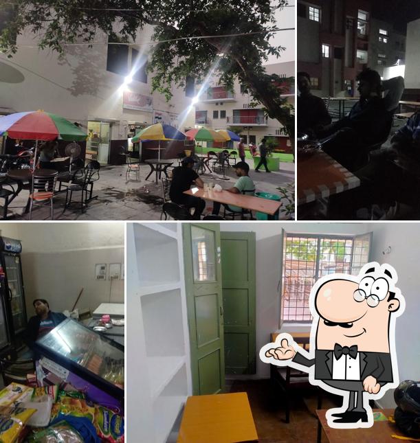 The interior of Azad Bhawan Canteen