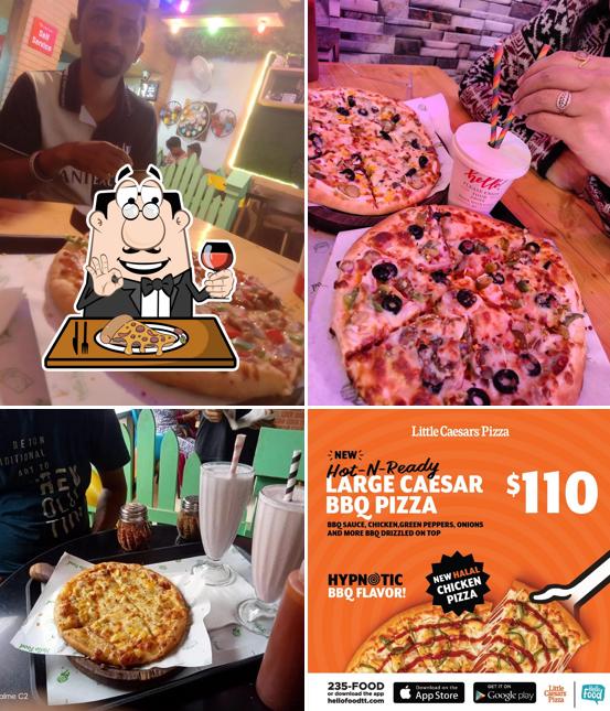 Order pizza at Hello food