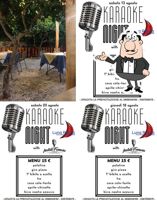 Gli interni di Luna Rossa Ristorante-Pizzeria