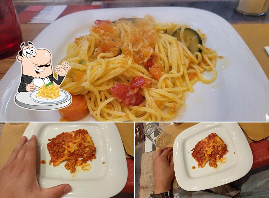 Spaghetti alla carbonara al Ristorante Pizzeria Re Ghiottone