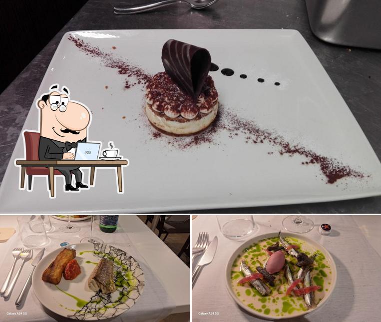 Tra le varie cose da Ristorante SaleGrosso si possono trovare la interni e cibo