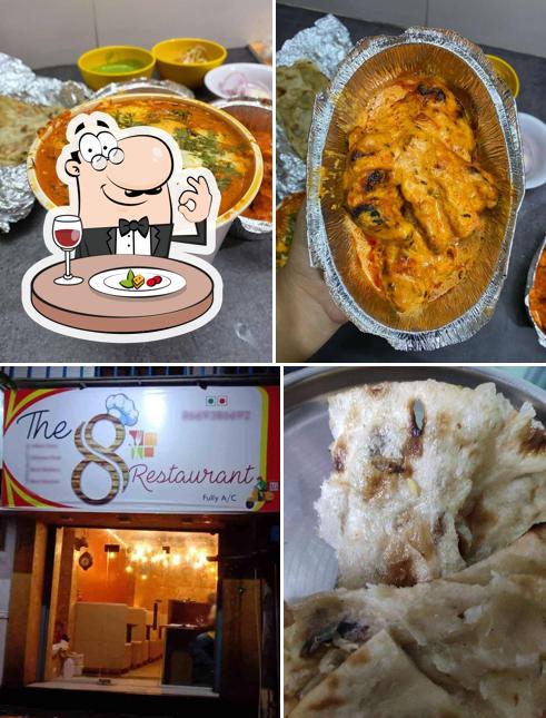 Food at The 8 restaurant