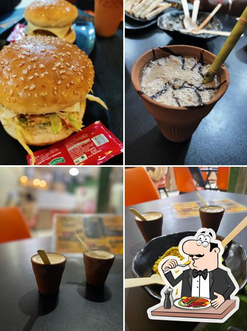 Chocolate mousse at Chai Sutta Bar, Kurukshetra