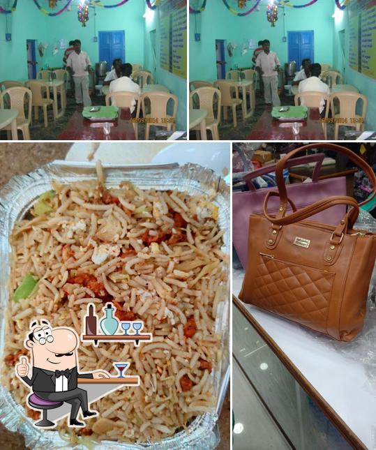 Among different things one can find interior and food at Friends Mess, Thirumangalam