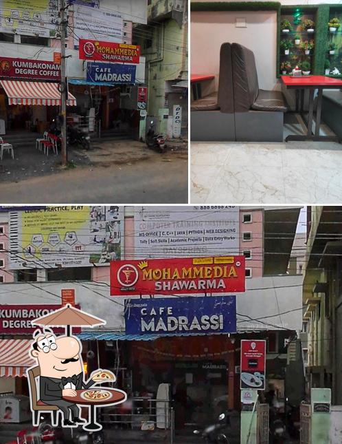 The exterior of Mohammedia Shawarmas