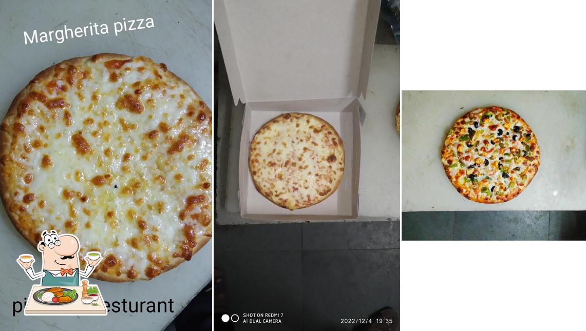 Food at Pizzaria take away