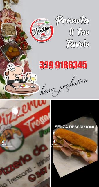 Cibo al Pizzeria Tressanti
