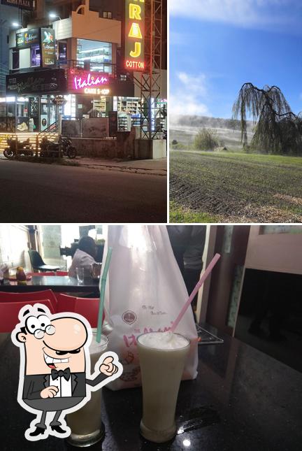 The image of exterior and beverage at Italian Cake Shop