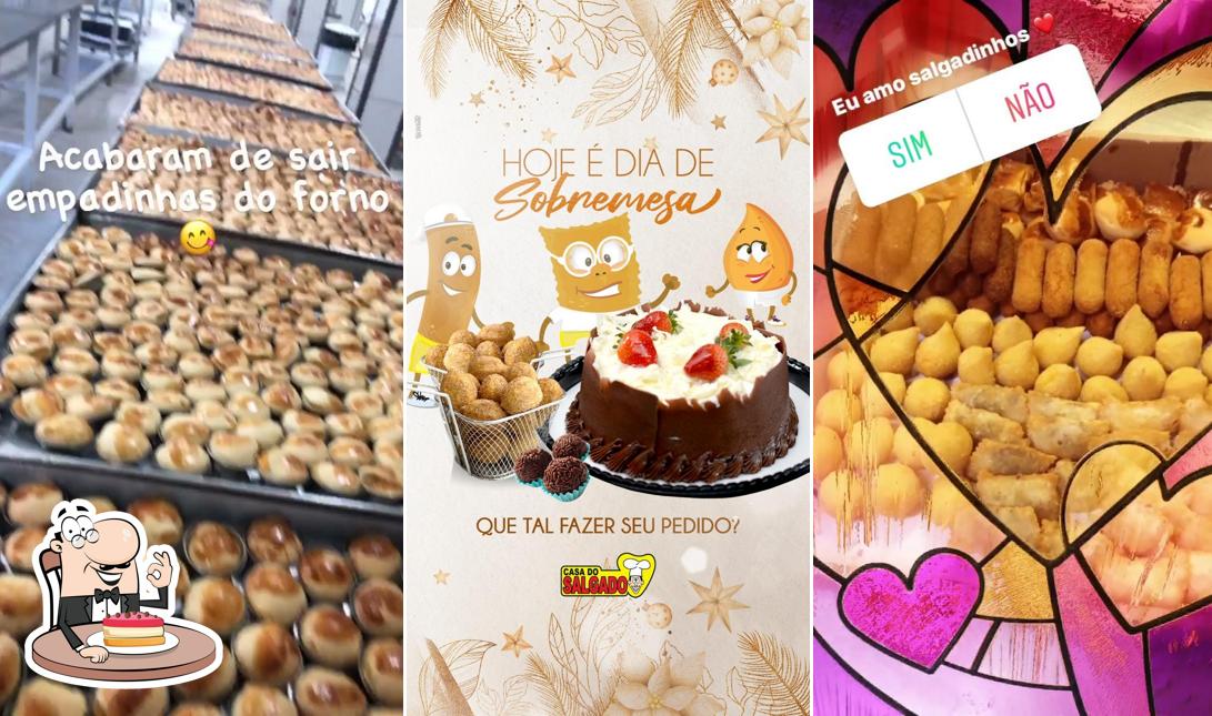 Bolo de queijo em Casa do Salgado - Roosevelt