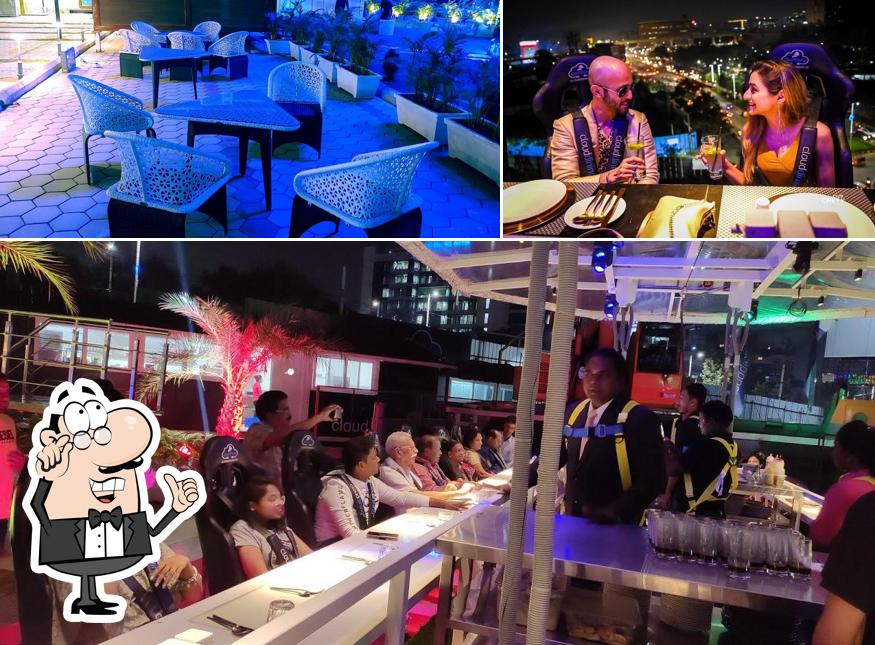 The interior of Cloud Dining