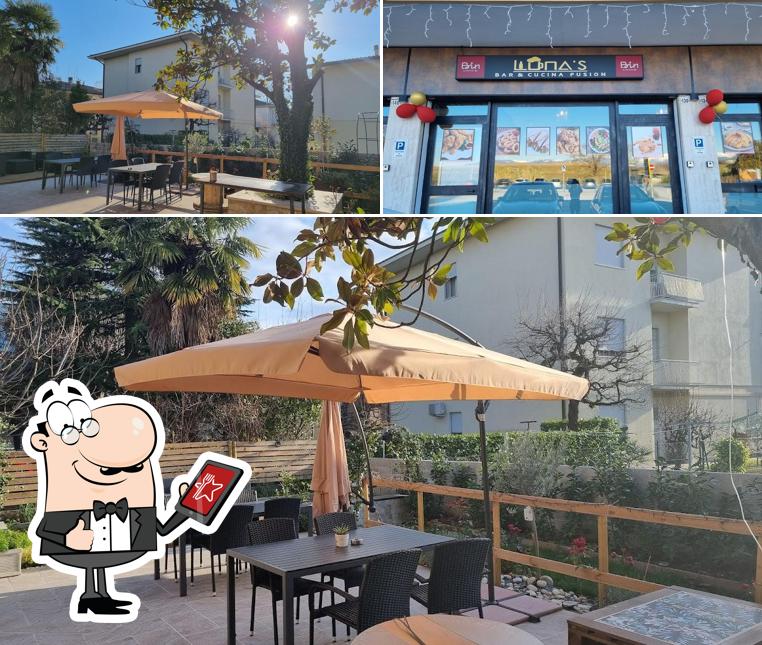 Gli esterni di Luna's bar ristorante
