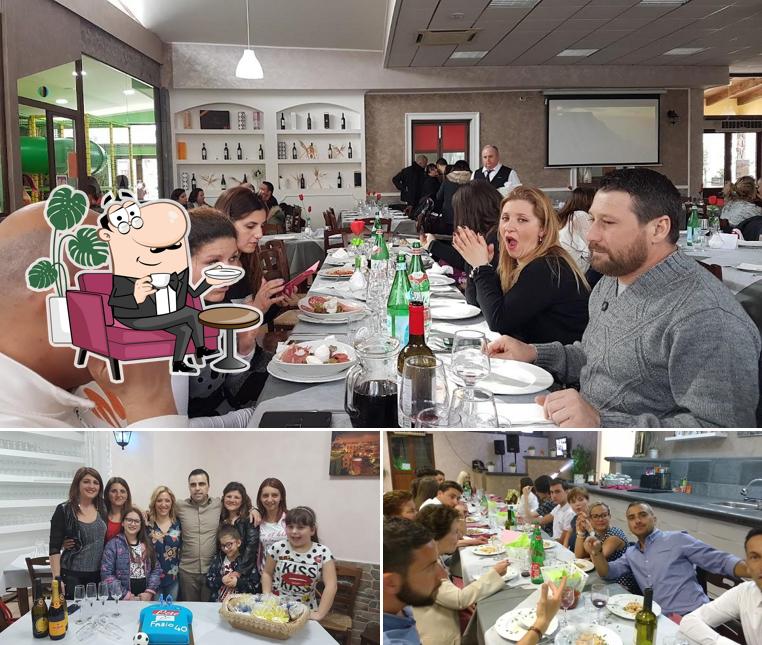 Dai un'occhiata agli interni di Dalla Padella alla Brace