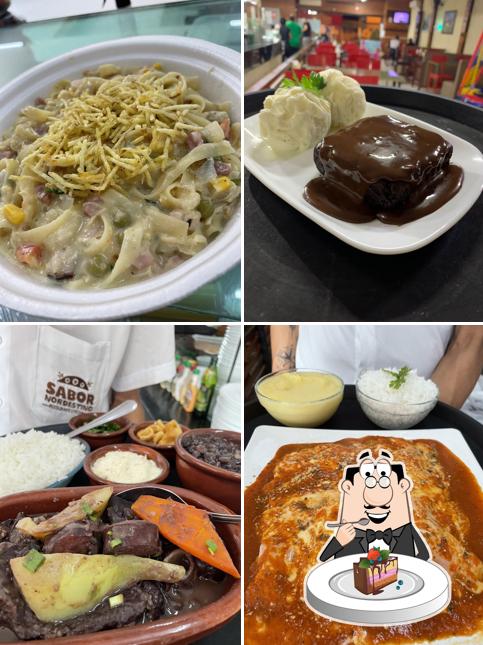 Bolo de chocolate em Sabor Nordestino Restaurante e Pizzaria - Graciliano Ramos