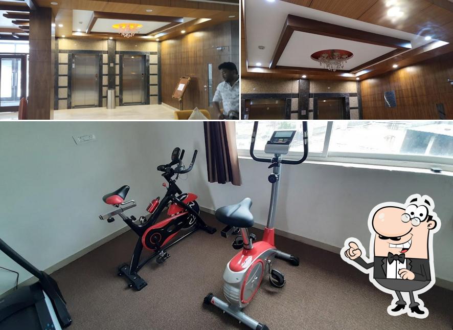 Check out the outside area of Triguna Clarks Inn