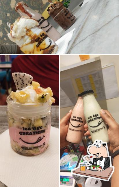 Ice cream at Ice Age Creamery