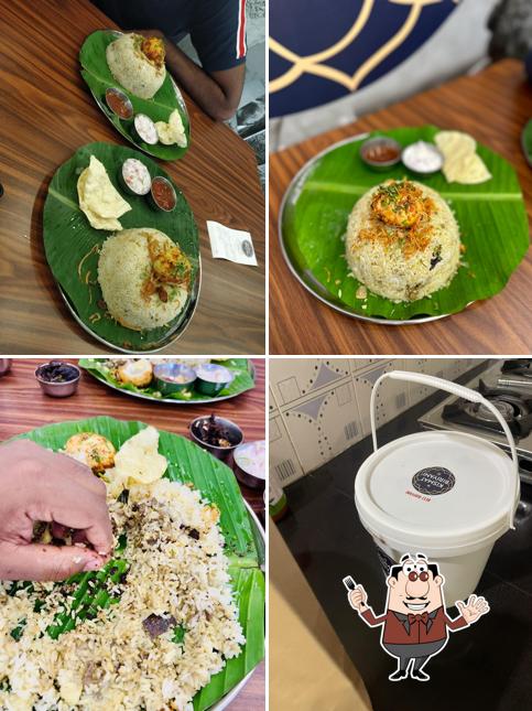 Meals at Kismat Biriyani