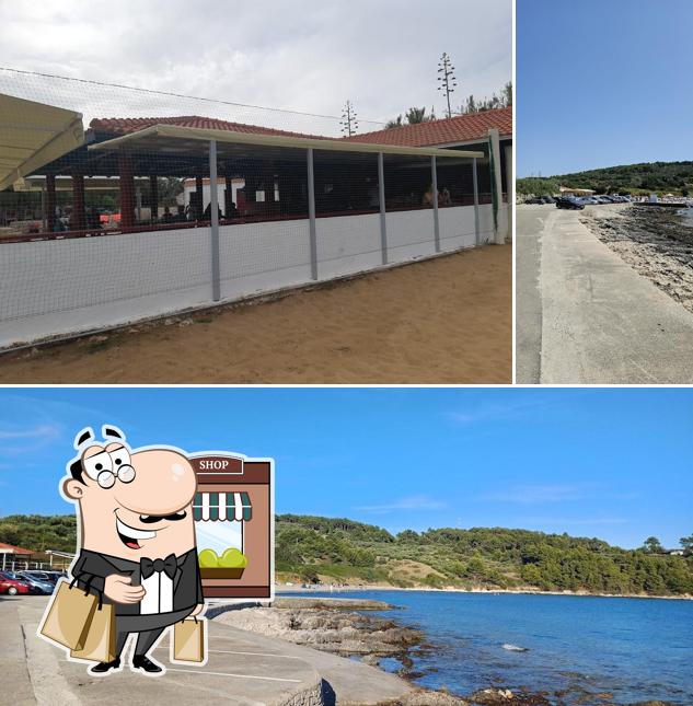 Curiosa tra l'area esterna di Beach Bar Antonio