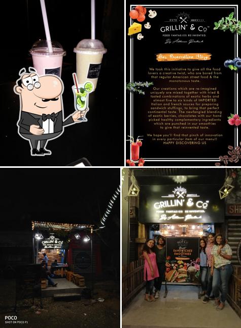 Enjoy a drink at GRILLIN' & Co
