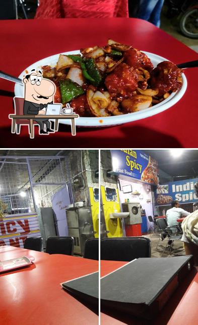Indian spicy Fast Food Corner is distinguished by interior and food