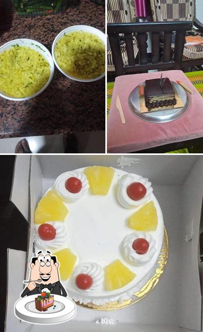 Chocolate cake at Manohar Dairy