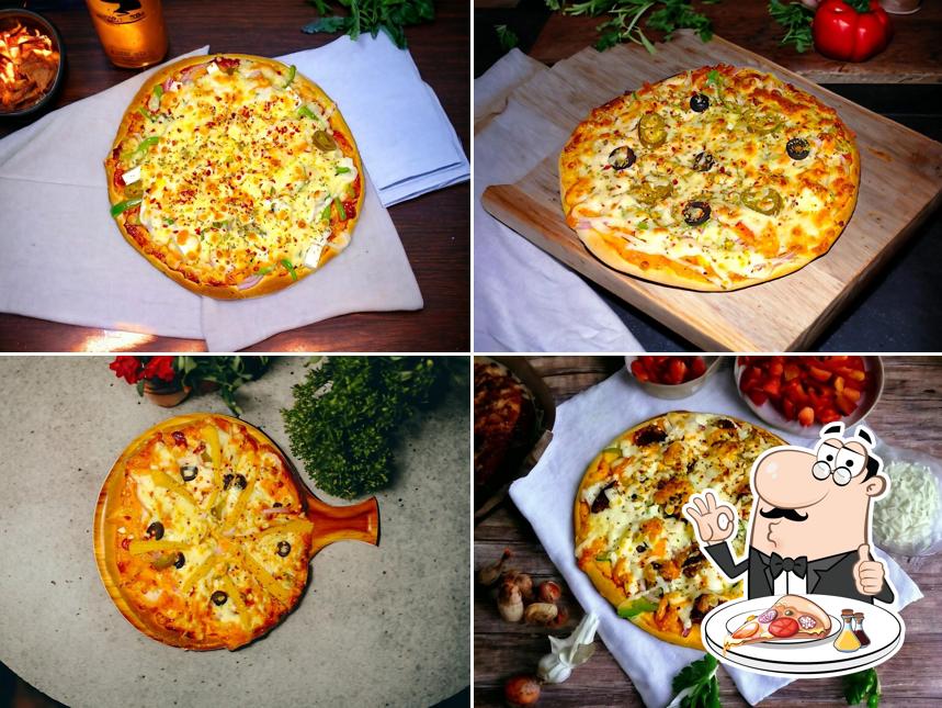 Pick pizza at The Burger Court