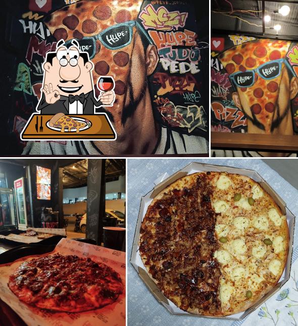 Escolha diversos tipos de pizza