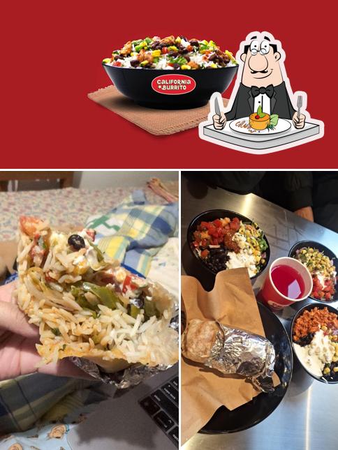 Food at California Burrito Mexican Kitchen @ Greater Noida