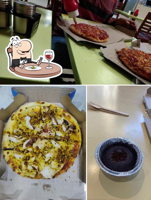 Chocolate mousse at Domino's Pizza