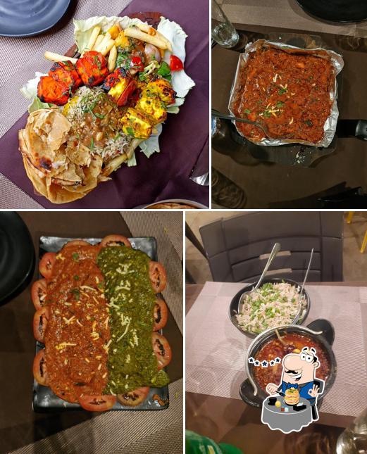 Food at Water Vibes bar and restaurant