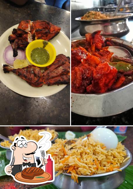 Try out meat dishes at Chennai Rawther Briyani Hotel