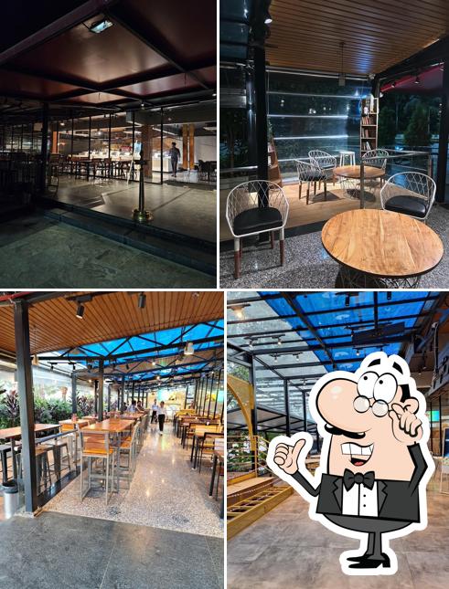 The interior of De Mandarin resto cafe