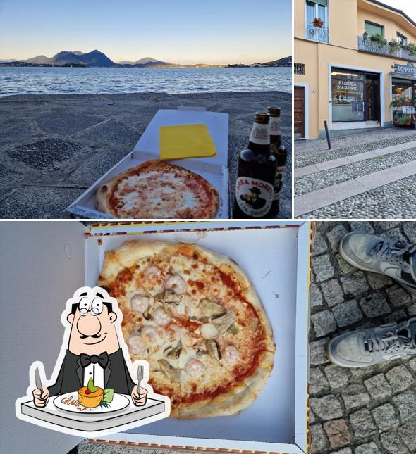 Questa è la foto che raffigura la cibo e interni di PIZZERIA D'ASPORTO