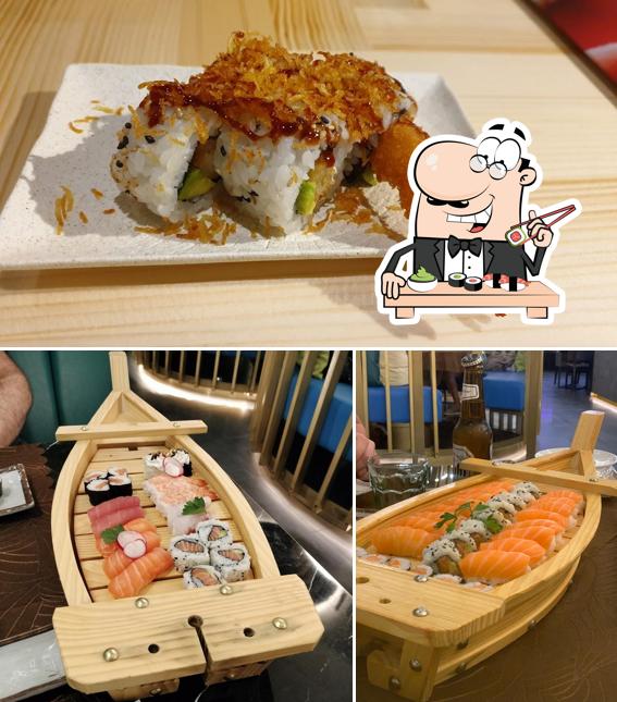 Prova le diverse opzioni di sushi