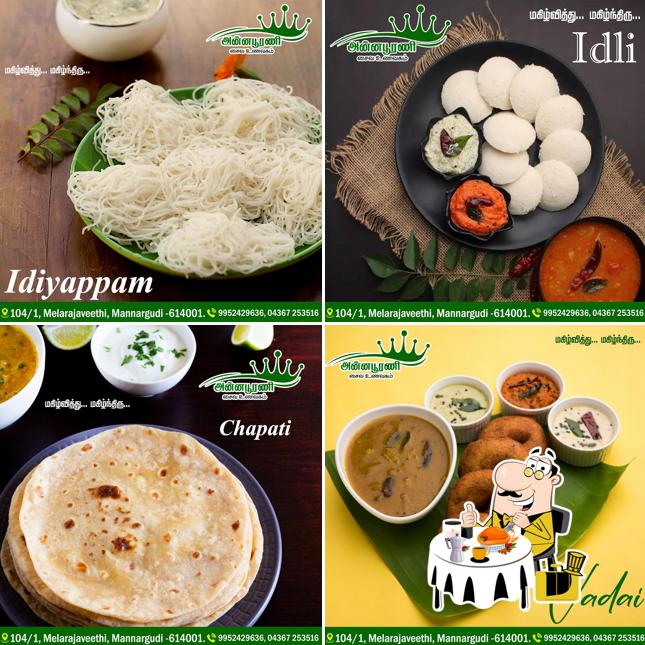 Food at Annapoorani Pure Vegetarian Restaurant