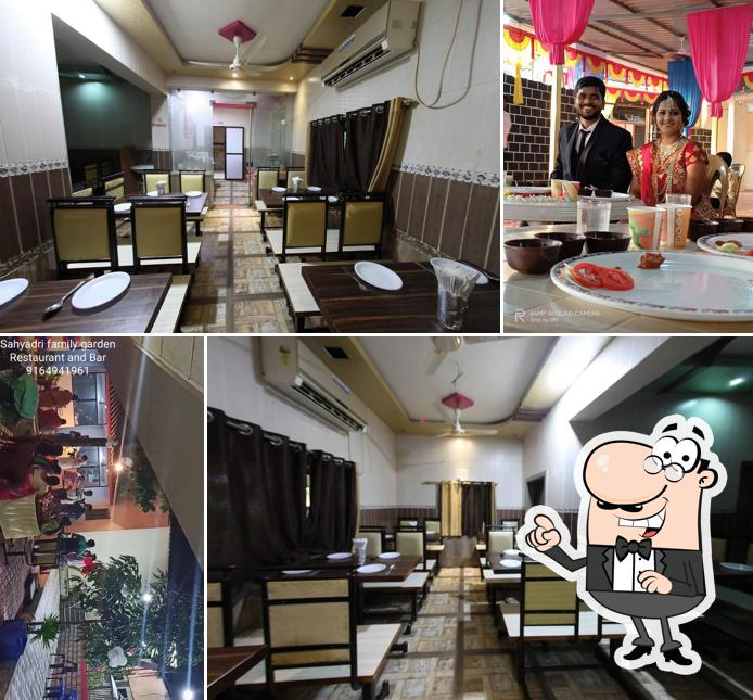 Check out how Hotel Sahyadri family gardan restaurant and bar looks inside