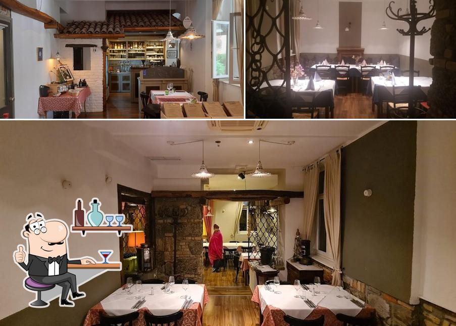 Gli interni di Restoran Istranka