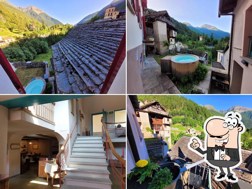 Goditi la vista dall'area esterna di Antica Osteria Dazio