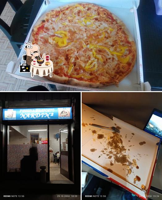 La cibo e interni del ristorante