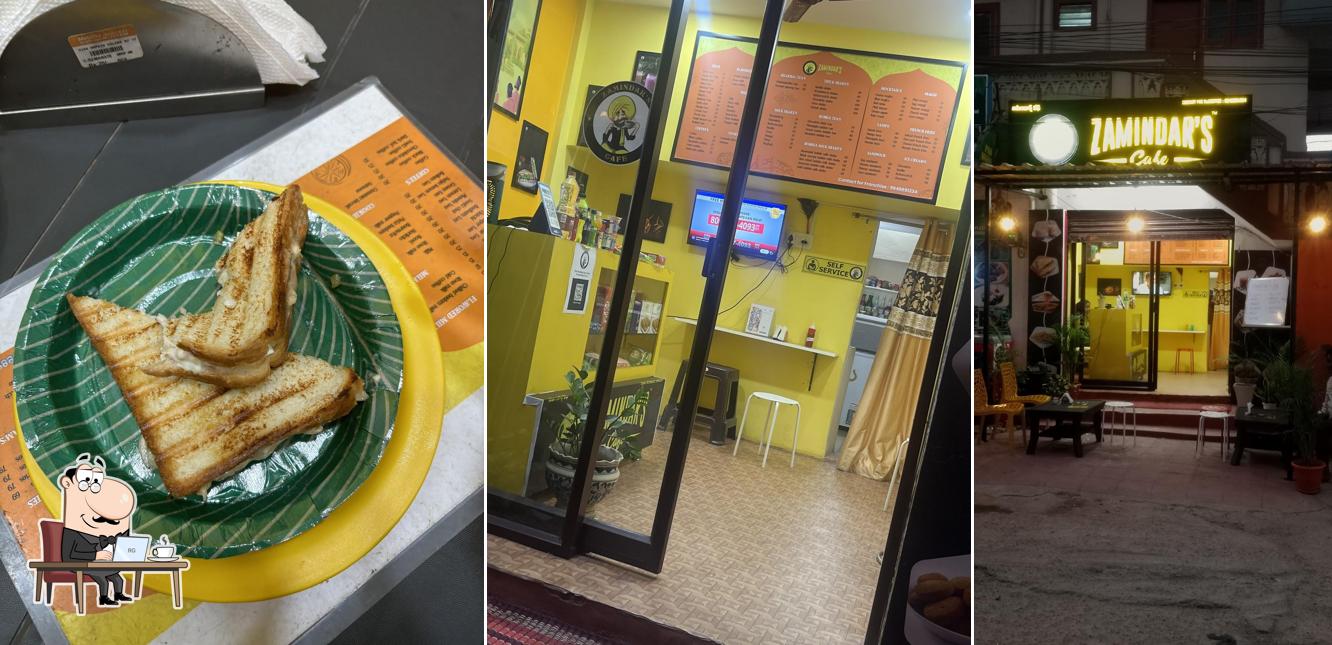 The interior of Zamindar's Cafe